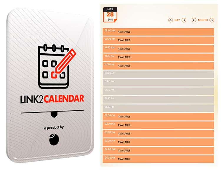 Un nouveau look de Link2calendar compatible avec l’utilisation mobile